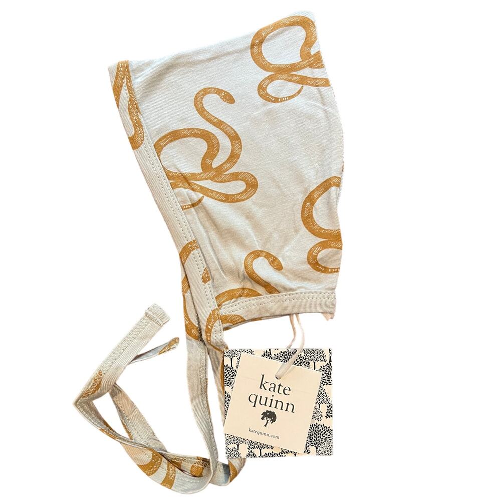 NWT Kate Quinn Wheat Snake Bamboo Elf Hat 0-3m